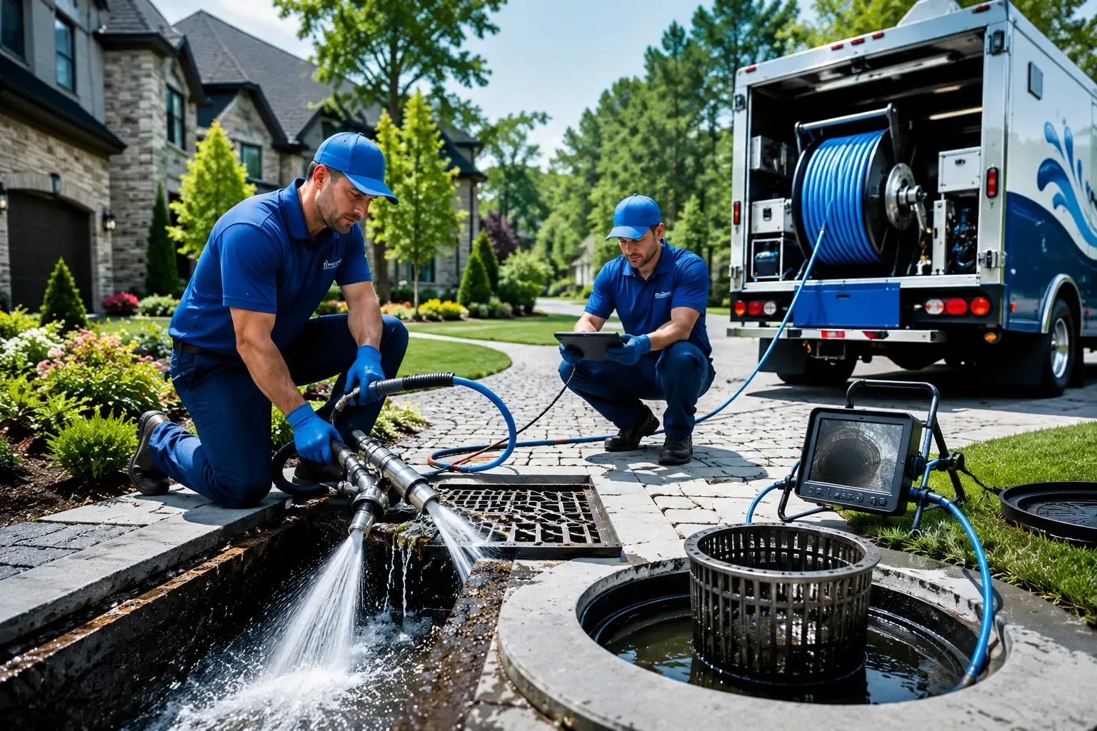 Local outdoor drain cleaning professionals in Lake Mills, WI