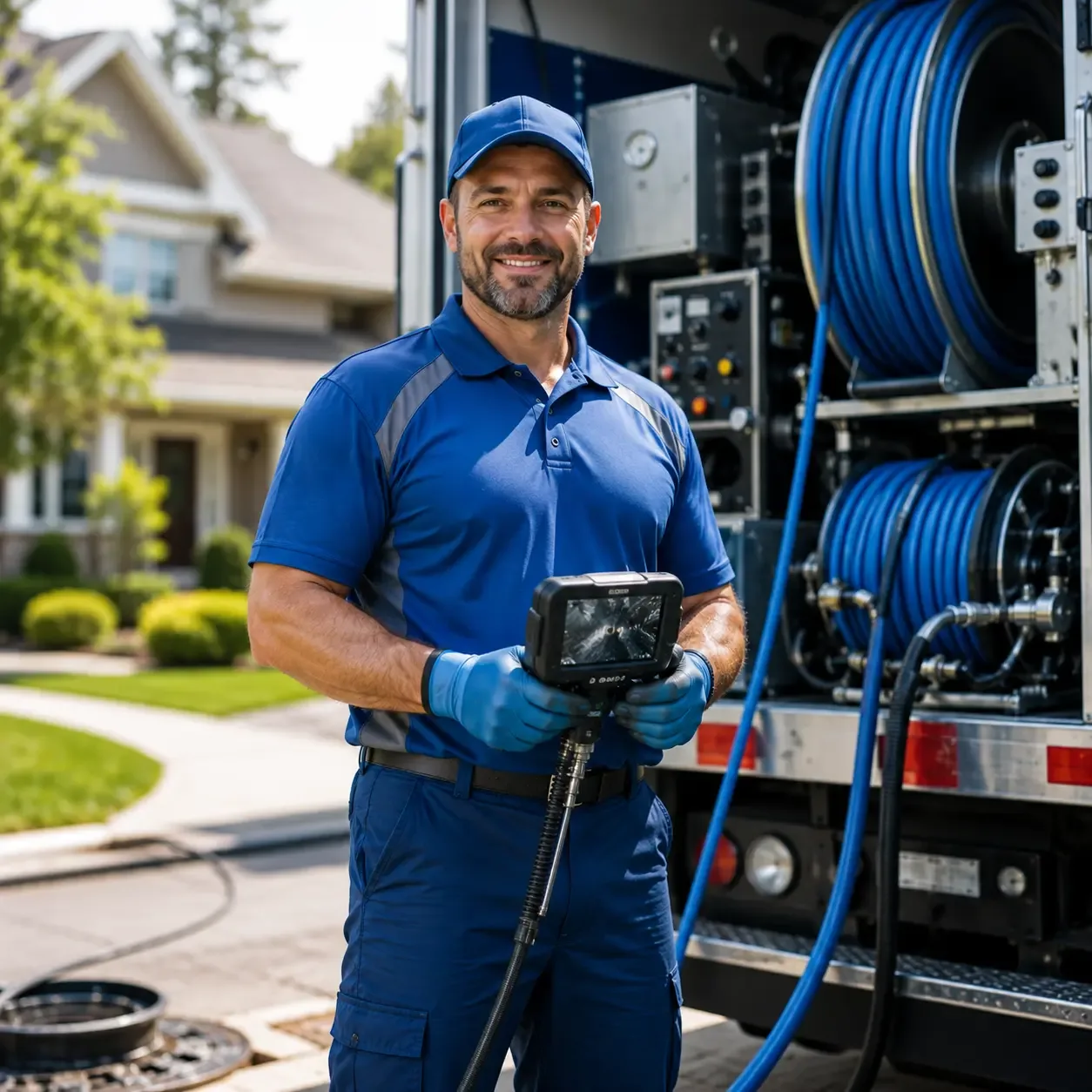 Local outdoor drain cleaning specialists in Lake Mills, WI